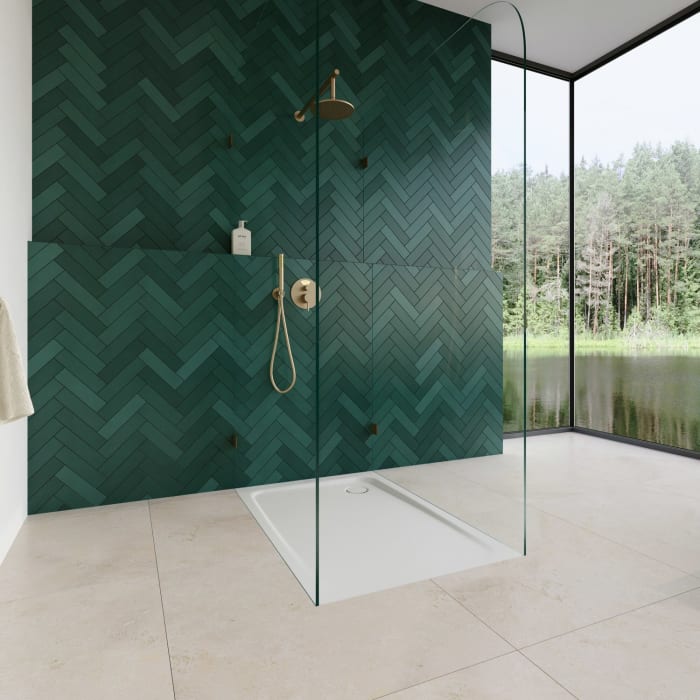 Kaldewei TEMPER Duschwanne 80 x 100 cm mit Invisible Grip