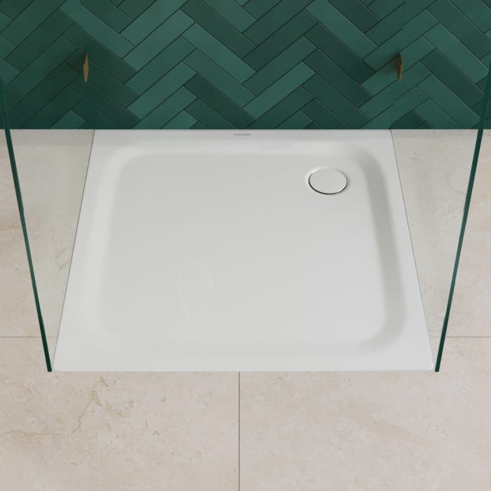 Kaldewei TEMPER Duschwanne 80 x 80 cm mit Invisible Grip