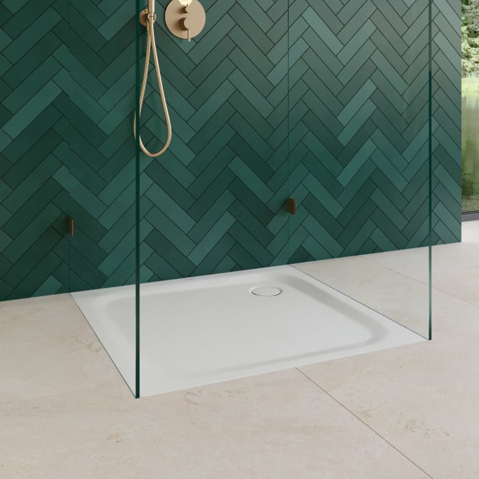 Kaldewei TEMPER Duschwanne 90 x 90 cm mit Invisible Grip