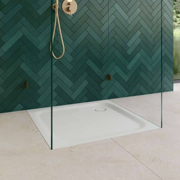 Kaldewei TEMPER Duschwanne 90 x 90 cm mit Invisible Grip