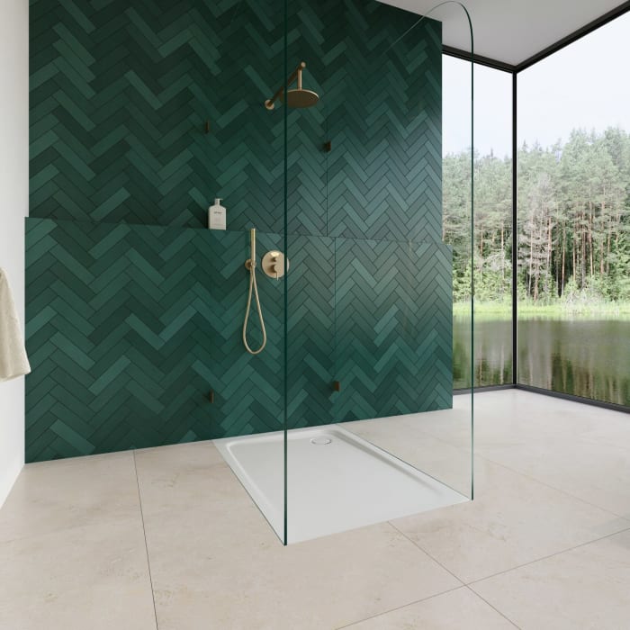 Kaldewei TEMPER Duschwanne 90 x 110 cm mit Invisible Grip