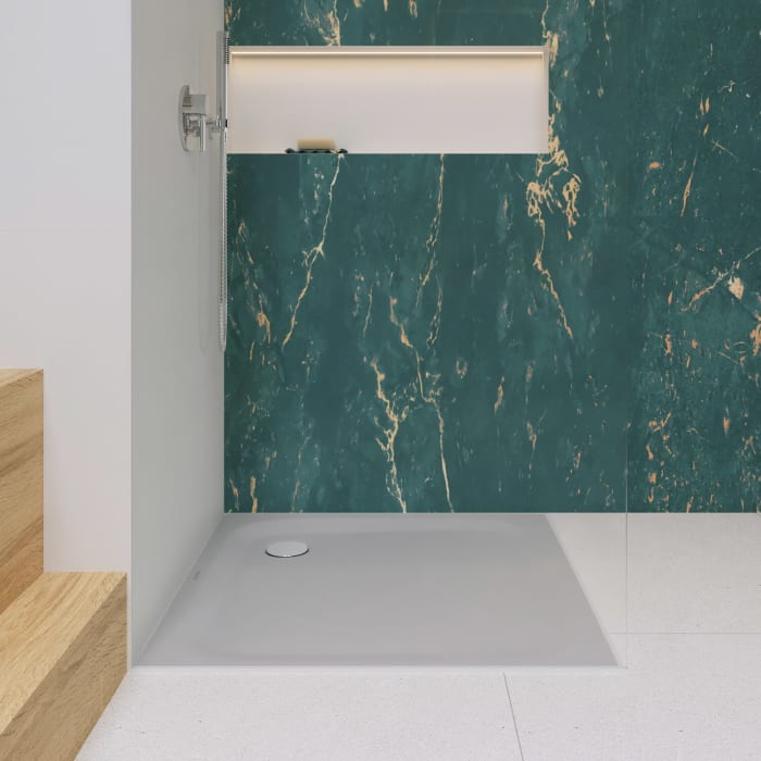 Kaldewei SUPERPLAN CLASSIC 386-1 Duschwanne 80 x 80 cm mit Perl-Effekt