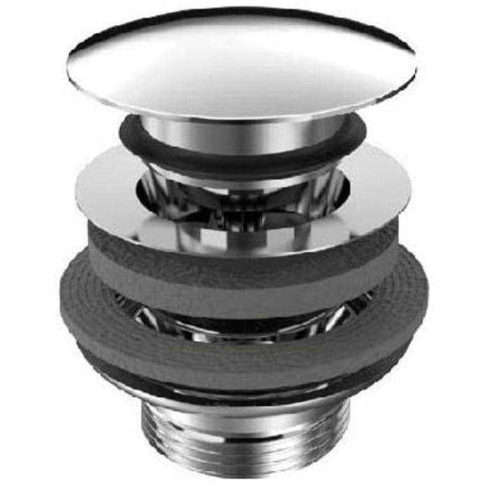 Kaldewei Push-To-Open Ventil mit verchromtem Deckel