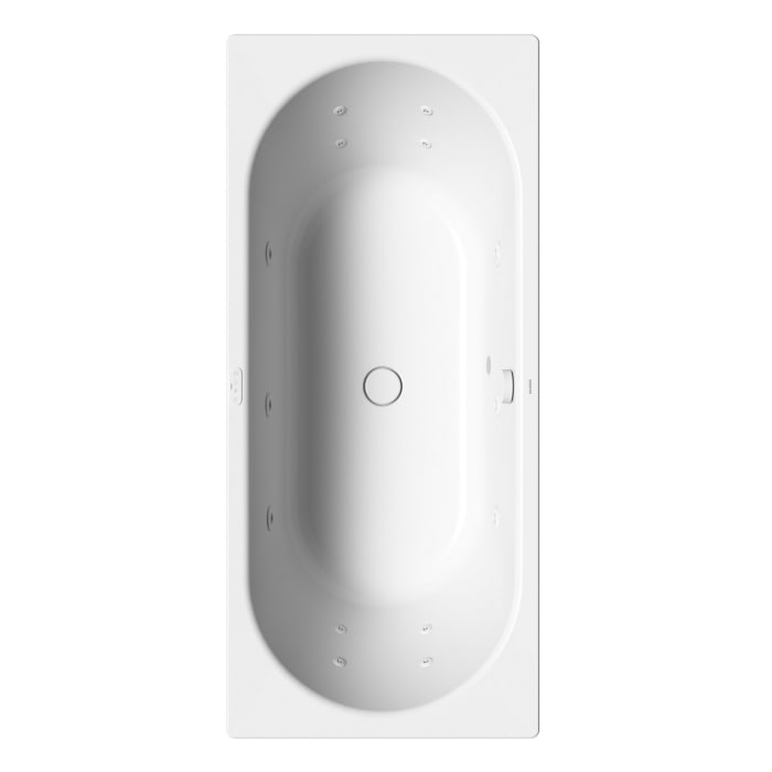 Kaldewei Centro Duo 133 mit FULL BODY Whirlsystem, Perl-Effekt