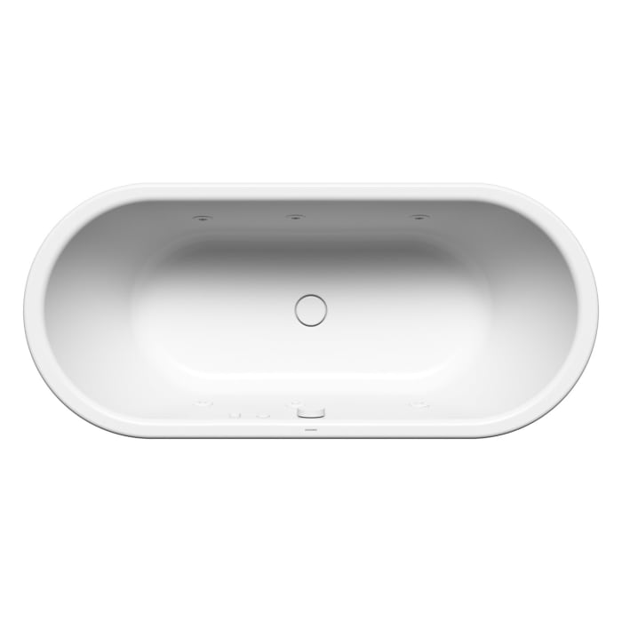Kaldewei Centro Duo Oval 128-1 mit BODY Whirlsystem, Perl-Effekt