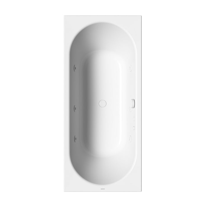 Kaldewei Classic Duo 107 Whirlpool mit BODY Whirlsystem, Perl-Effekt