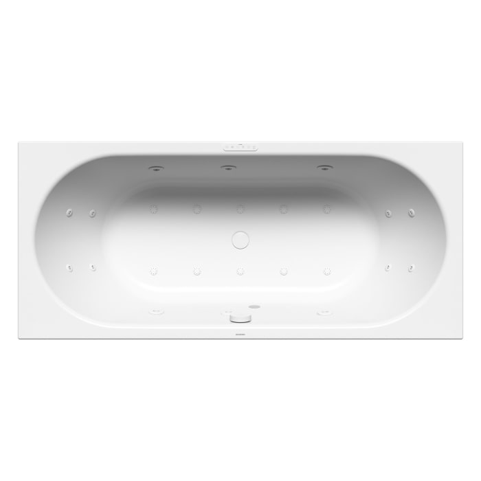 Kaldewei Classic Duo 110 Whirlpool mit BODY&SOUL Whirlsystem, Perl-Effekt