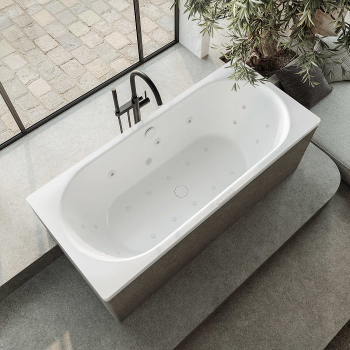 Kaldewei Classic Duo 110 Whirlpool mit BODY&SOUL Whirlsystem