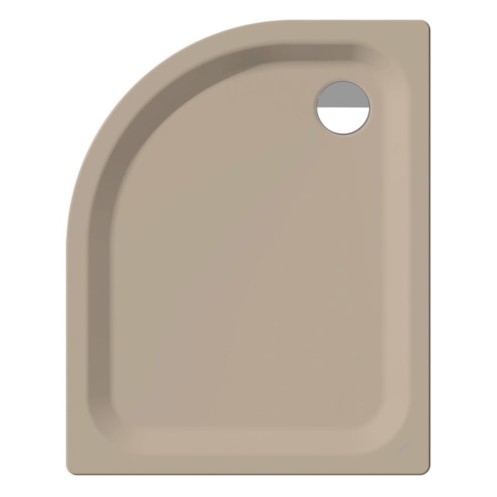 Kaldewei Zirkon 603-1 Viertelkreis-Duschwanne 90 x 80 x 3,5 cm