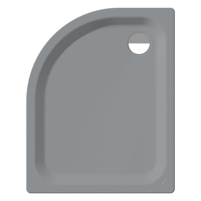 Kaldewei Zirkon 603-1 Viertelkreis-Duschwanne 90 x 80 x 3,5 cm