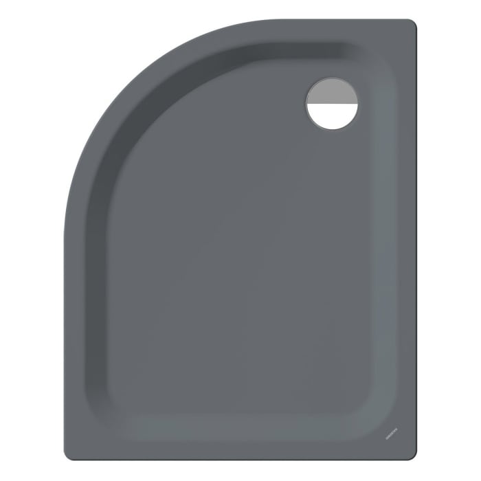 Kaldewei Zirkon 603-1 Viertelkreis-Duschwanne 90 x 80 x 3,5 cm