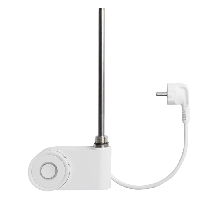 Kermi Basic R-E gebogen Badheizkörper 52,4 x 6,4 x 144,8 cm inkl. Elektro-Set FKS rechts