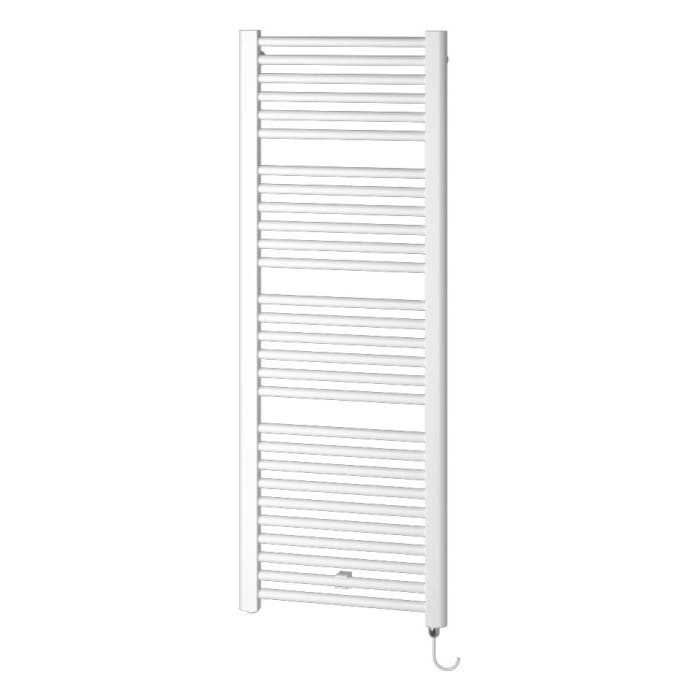 Kermi Basic R-E gebogen Badheizkörper 89,9 x 7,3 x 177 cm, mit Elektro-Set WRS rechts