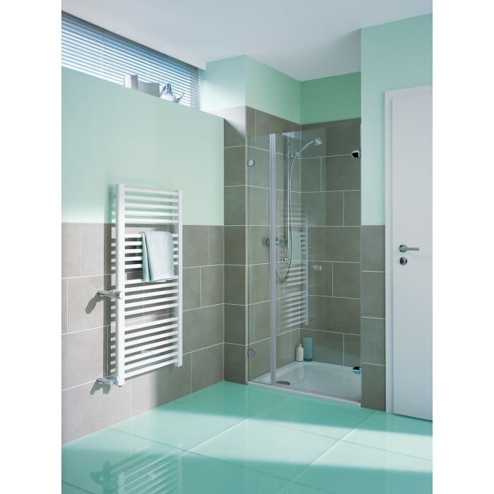 Kermi Basic-D gerade Badheizkörper 117,2 x 89,9 x 3,5 cm, Anschluss links, Nabenabstand 5 cm