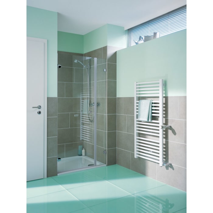 Kermi Basic-D gerade Badheizkörper 177 x 59,9 x 3,5 cm, Anschluss rechts, Nabenabstand 9 cm