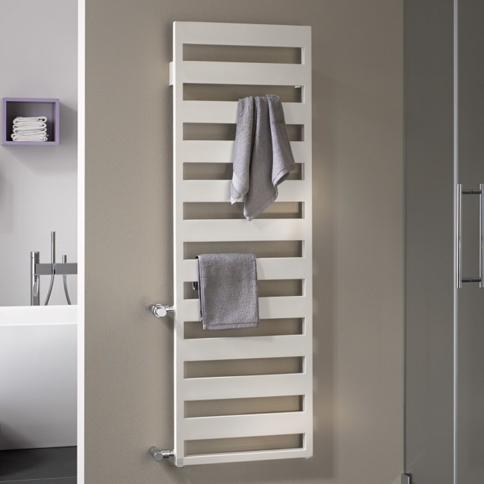 Kermi Casteo-D Badheizkörper 50 x 3 x 125,9 cm, NA 900, Anschluss links