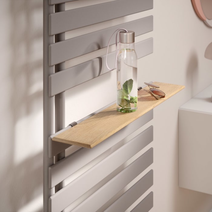 Kermi Credo Half flat -E Badheizkörper 60 x 143,6 cm, mit Elektro-Set WWS links