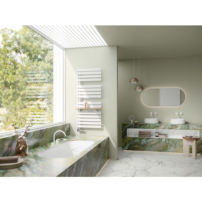 Kermi Credo Half flat Badheizkörper 45 x 143,6 cm, links