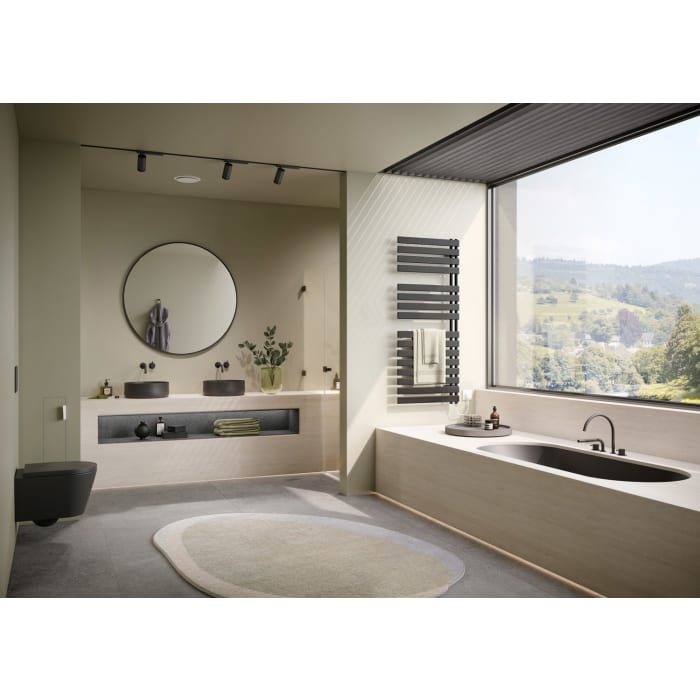 Kermi Credo Half flat -E Badheizkörper 60 x 103,9 cm, mit Elektro-Set FKS rechts