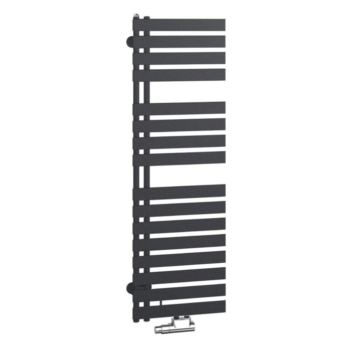 Kermi Credo Half flat Badheizkörper 60 x 103,9 cm, links, mit Mittenanschluss