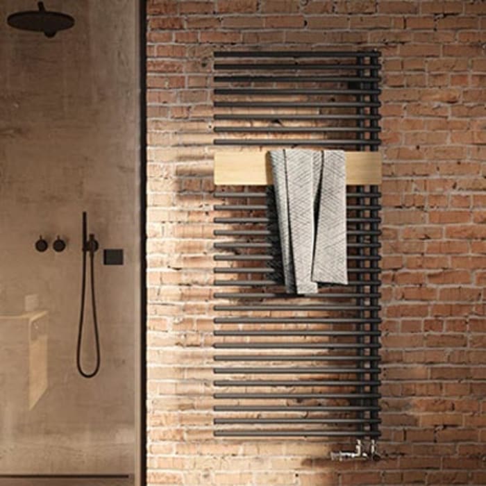 Kermi Credo Half round Badheizkörper 60 x 100 cm, rechts