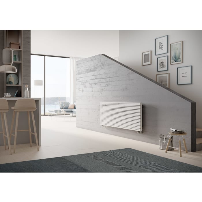Kermi Carré Heizkörper 200 x 6 x 59,5 cm, Anschluss seitlich rechts