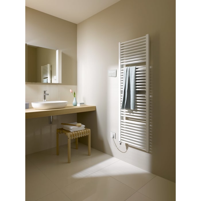 Kermi Duett-E Badheizkörper 78,4 x 7,4 x 179,6 cm inkl. Elektro-Set WWS links