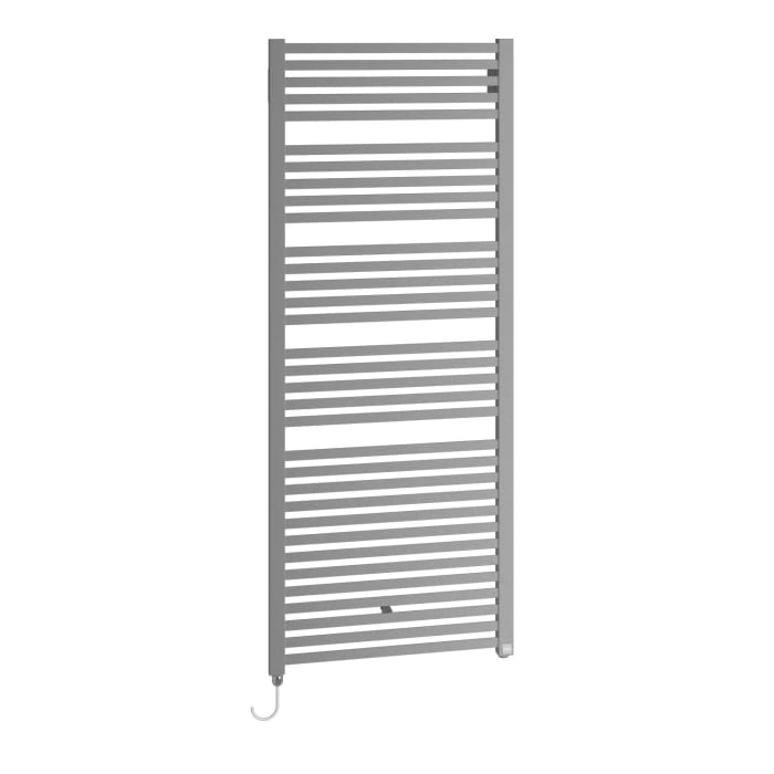 Kermi Geneo quadris-E Badheizkörper 44,7 x 3,2 x 177,4 cm inkl. Elektro-Set WWS links