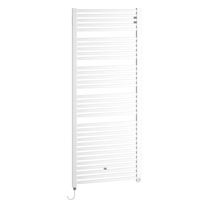 Kermi Geneo quadris-E Badheizkörper 59,6 x 3,2 x 117,4 cm inkl. Elektro-Set FKS links