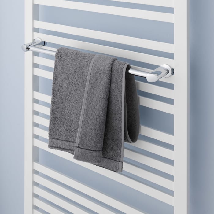 Kermi Geneo quadris-E Badheizkörper 89,6 x 3,2 x 117,4 cm inkl. Elektro-Set FKS links