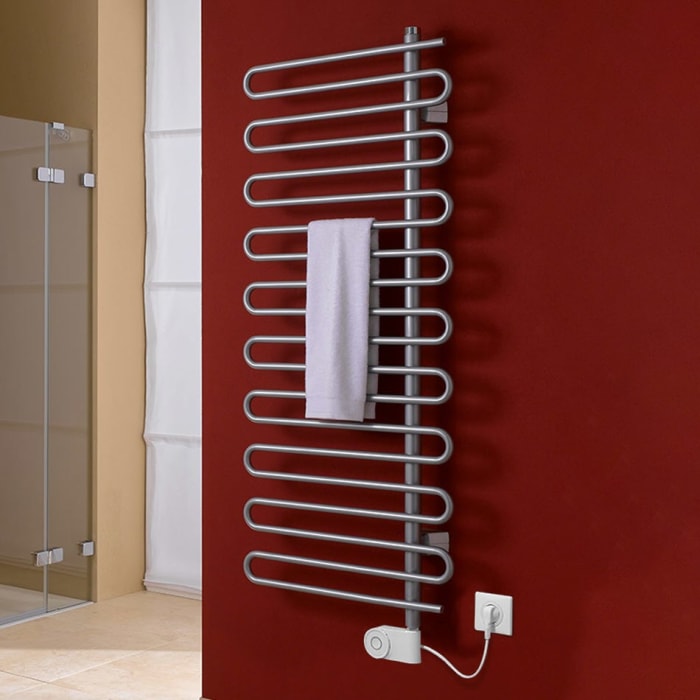 Kermi Icaro-E Badheizkörper 40 x 5,8 x 184,1 cm inkl. Elektro-Set FKS rechts