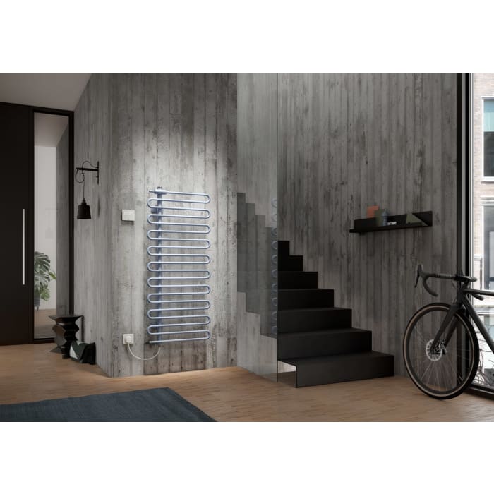 Kermi Icaro-E Badheizkörper 60 x 5,8 x 142,1 cm inkl. Elektro-Set WRS links