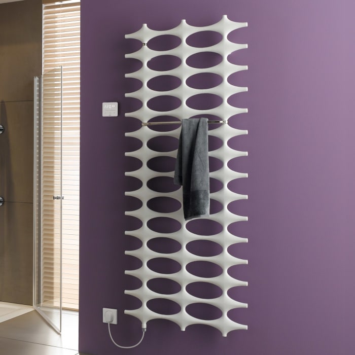 Kermi Ideos-E Badheizkörper 50,8 x 3,7 x 115,1 cm inkl. Elektro-Set WWS links