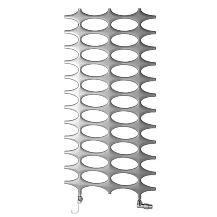 Kermi Ideos Elektro-Zusatzbetrieb Badheizkörper 75,8 x 3,7 x 190,1 cm inkl. Elektro-Set WWS links