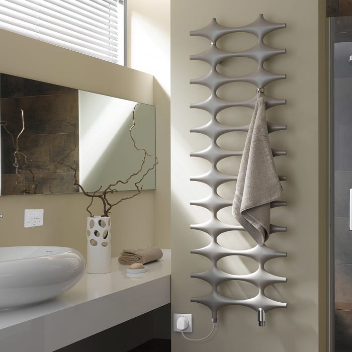 Kermi Ideos-V Elektro-Zusatzbetrieb Badheizkörper 75,8 x 3,7 x 115,1 cm inkl. Elektro-Set WWS links