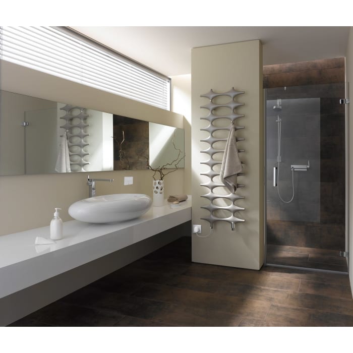 Kermi Ideos-V Elektro-Zusatzbetrieb Badheizkörper 50,8 x 3,7 x 190,1 cm inkl. Elektro-Set WWS links