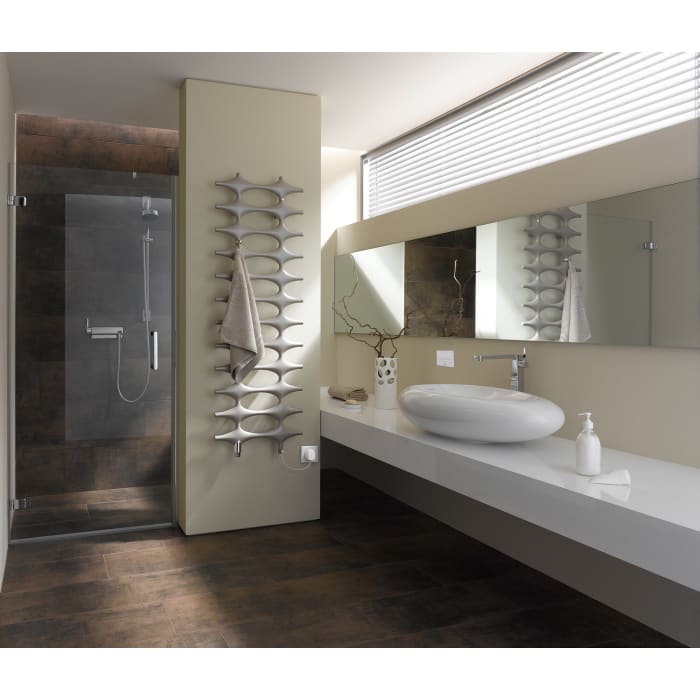 Kermi Ideos-V Elektro-Zusatzbetrieb Badheizkörper 75,8 x 3,7 x 190,1 cm inkl. Elektro-Set WRS rechts