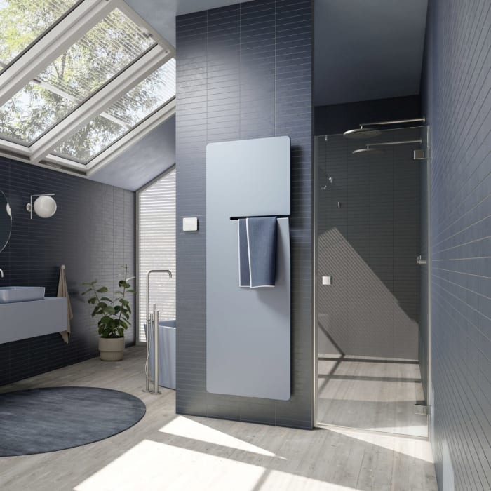 Kermi Ineo-E Badheizkörper 60 x 140 cm inkl. Elektro-Set WRS links