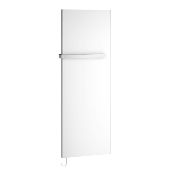 Kermi Pateo-E Badheizkörper 60 x 6,6 x 192,5 cm, Elektro-Set WWS, Handtucherwärmung