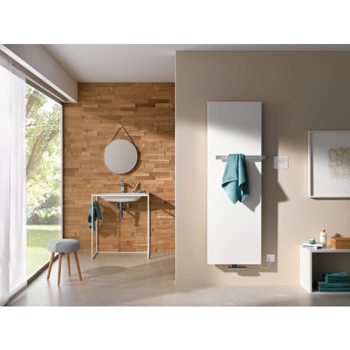 Kermi Rubeo Elektro-Zusatzbetrieb Badheizkörper 47 x 6,8 x 152,5 cm inkl. Elektro-Set WRX