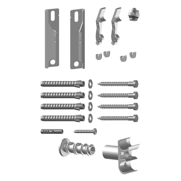 Kermi Befestigungs-Set Duett, -E,-D