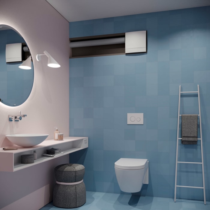 Kermi x-well A21 EC-FZ Abdeckung mit Präsenzmelder und Zeitmodul