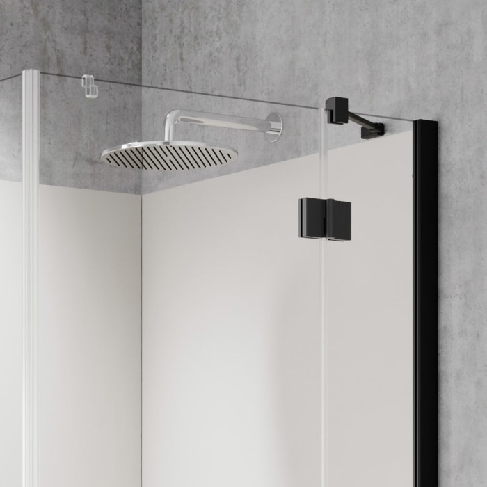 Kermi Liga Eckeinstieg Schwingtür mit Festteil 78 x 200 cm, Halbteil rechts