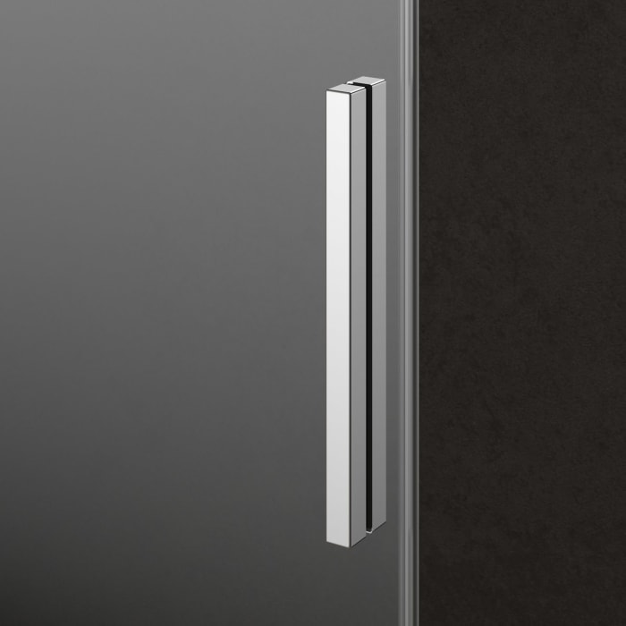 Kermi Nica Walk-In Dusche 150 x 200 cm Gleittür mit Festfeld, Anschlag rechts