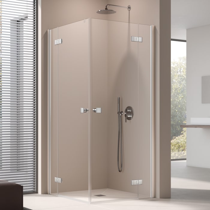 Kermi MENA Eckeinstieg Pendeltür 75 cm Halbteil rechts