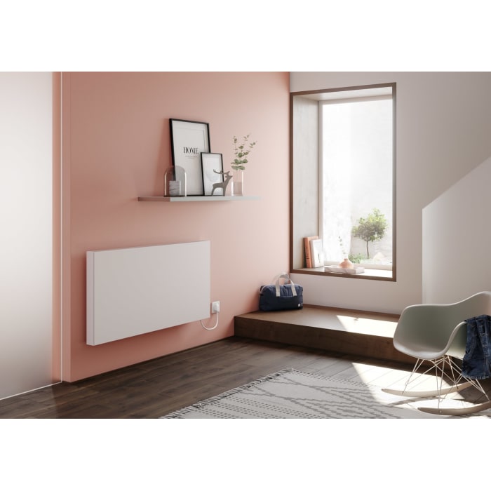 Kermi E-Panel Flachheizkörper horizontal 60 x 50 x 7,4 cm, mit Stecker