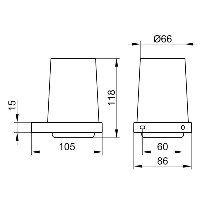 Keuco EDITION 11 Glashalter mit Echtkristallglas