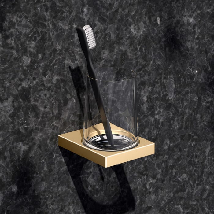 Keuco EDITION 11 Glashalter mit Echtkristallglas