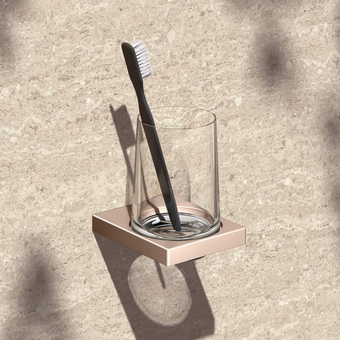 Keuco EDITION 11 Glashalter mit Echtkristallglas