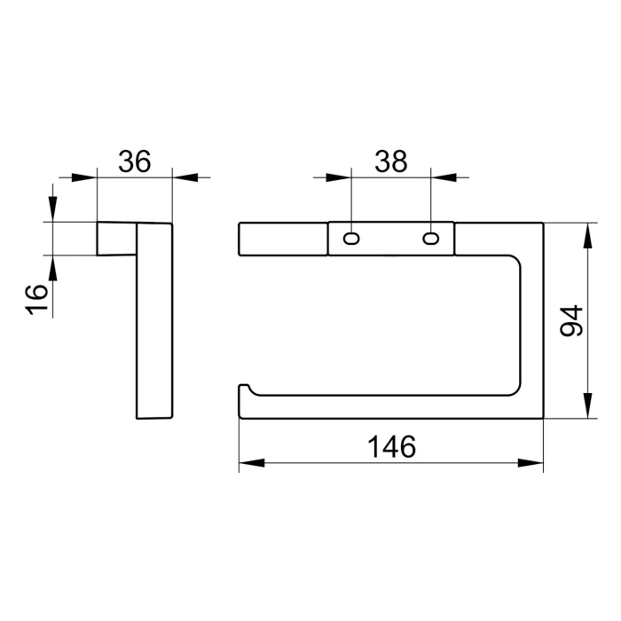 Keuco EDITION 11 Toilettenpapierhalter